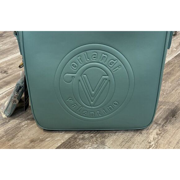 Valentino Orlandi Crossbody Shoulder Bag w/Wallet Designed in Italy Teal NWT - Picture 2 of 9